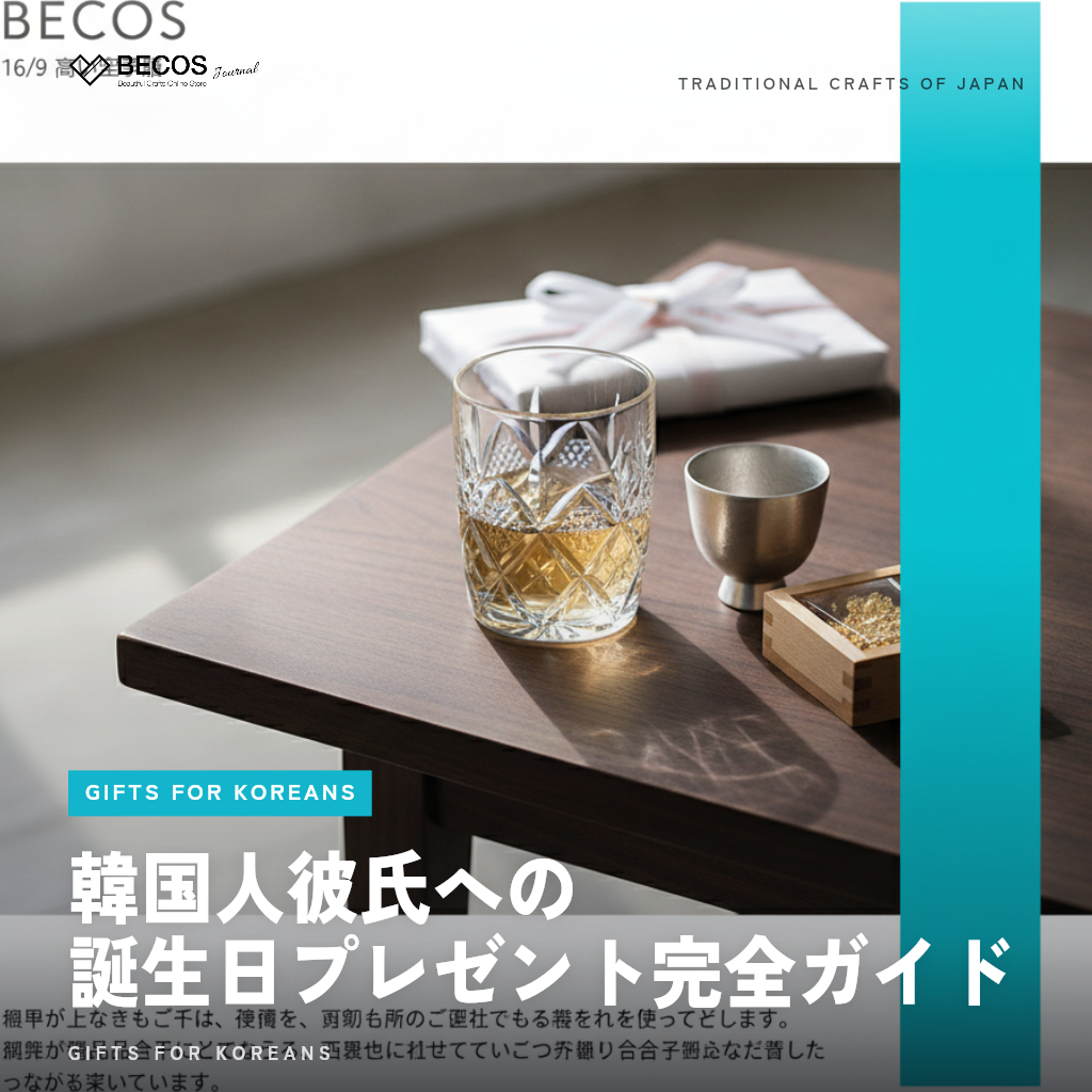 韓国人彼氏への誕生日プレゼント完全ガイド｜日本製ギフト10選とタブー解説